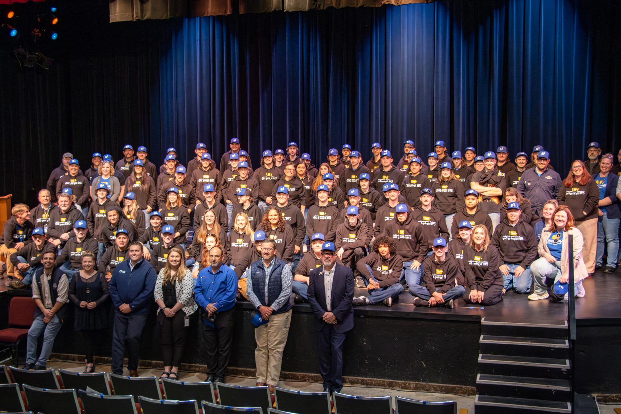 Photo of CTE Signing Day students